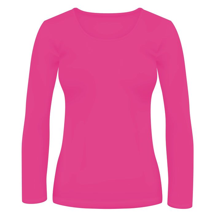 Women's Custom Printed Alstyle Junior Long Sleeve T-Shirt
